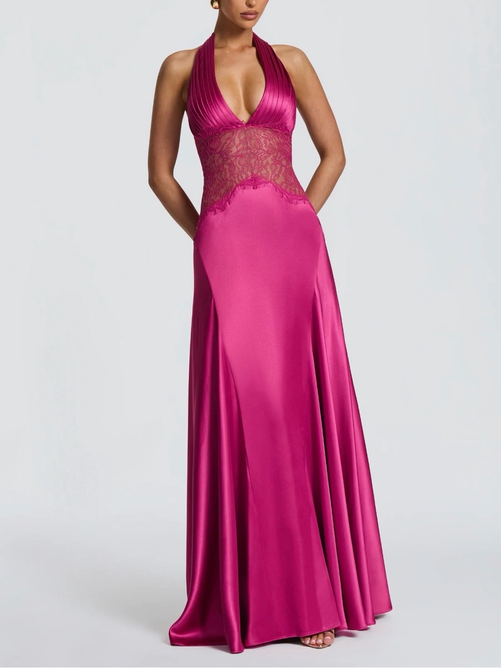 Baby Boo Virella Maxi Dress Fuschia